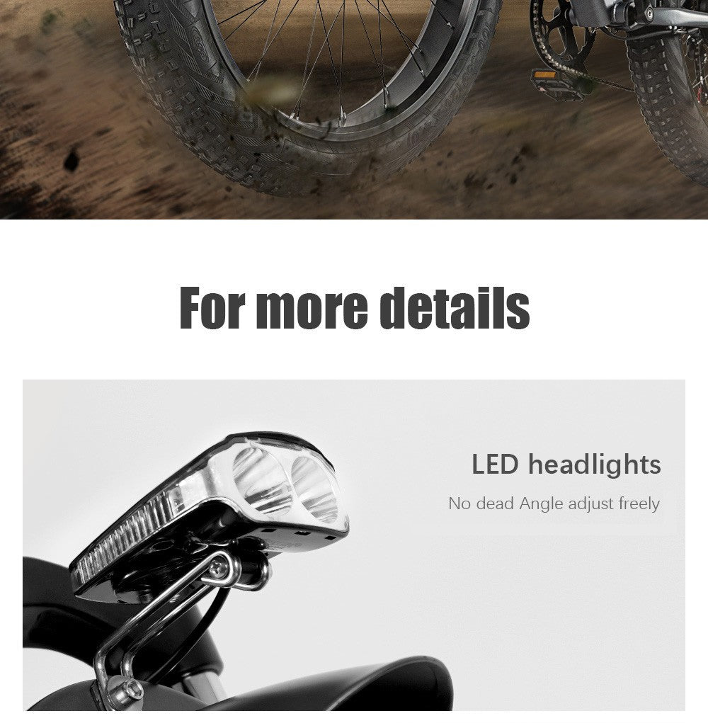 Elektrokolo CMACEWHEEL J26, pneumatiky CST 26*4,0", motor 750 W, maximální rychlost 45 km/h, baterie 17 Ah, kotoučová brzda, maximální nosnost 150 kg - černé