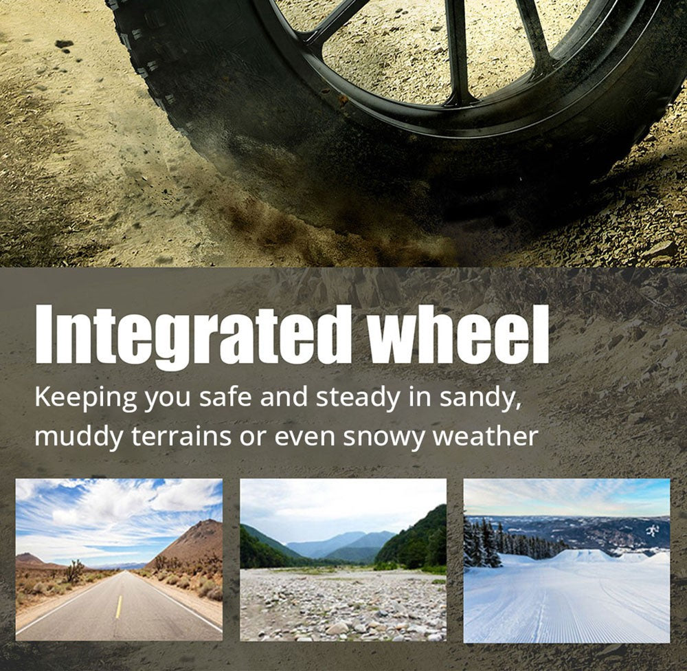 Elektrické skládací kolo CMACEWHEEL RX20, pneumatiky 20*4,0 palce, motor 750 W, maximální rychlost 40–45 km/h, baterie 17 Ah, hydraulická brzda