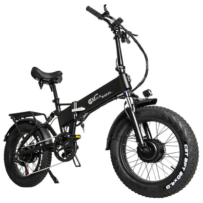 CMACEWHEEL RX20 MAX Electric Bike 20*4.0 inch CST Fat Tire Dual 750W Motor 45km/h Max Speed 110km Max Range 48V 17Ah Battery 150kg Load Hydraulic Brake