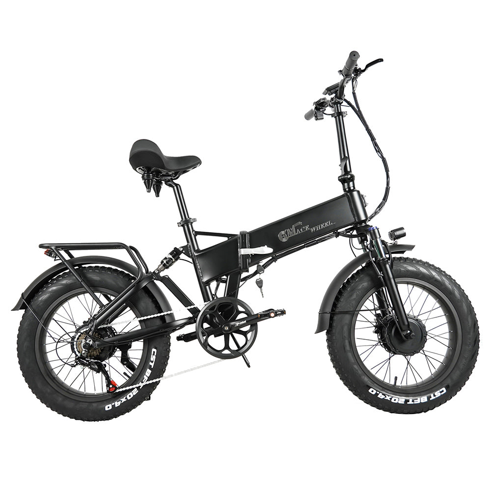 CMACEWHEEL RX20 MAX Electric Bike 20*4.0 inch CST Fat Tire Dual 750W Motor 45km/h Max Speed 110km Max Range 48V 17Ah Battery 150kg Load Hydraulic Brake