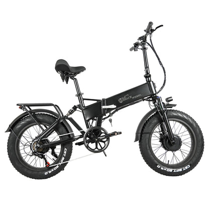 CMACEWHEEL RX20 MAX Electric Bike 20*4.0 inch CST Fat Tire Dual 750W Motor 45km/h Max Speed 110km Max Range 48V 17Ah Battery 150kg Load Hydraulic Brake