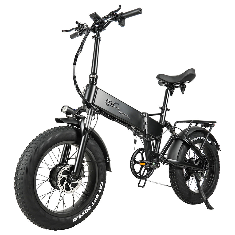 CMACEWHEEL RX20 MAX Electric Bike 20*4.0 inch CST Fat Tire Dual 750W Motor 45km/h Max Speed 110km Max Range 48V 17Ah Battery 150kg Load Hydraulic Brake