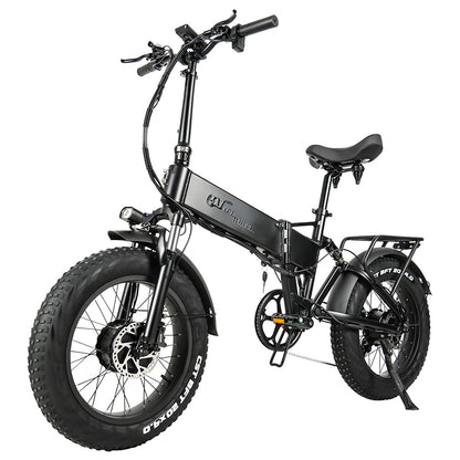 CMACEWHEEL RX20 MAX Electric Bike 20*4.0 inch CST Fat Tire Dual 750W Motor 45km/h Max Speed 110km Max Range 48V 17Ah Battery 150kg Load Hydraulic Brake
