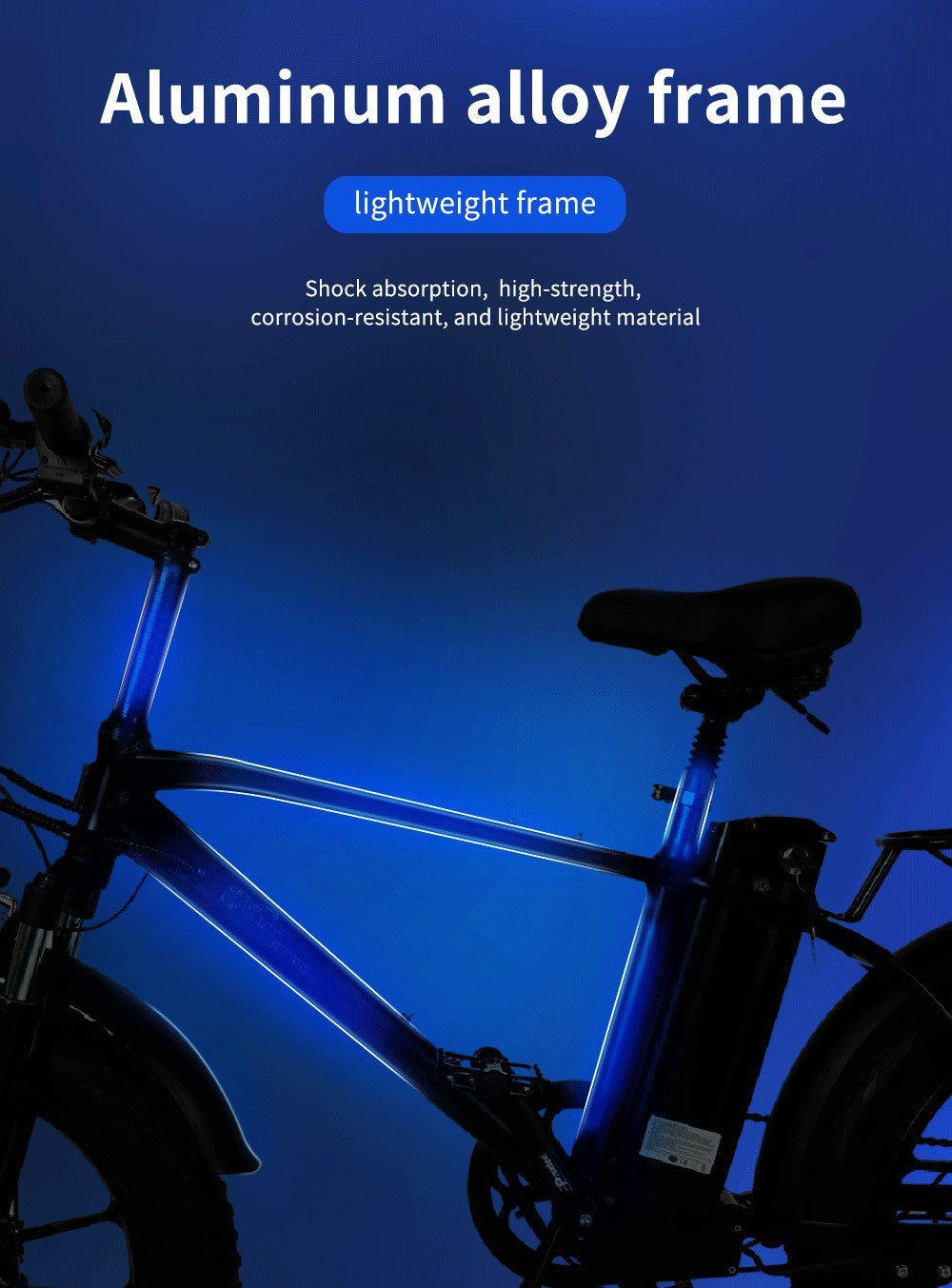 Elektrické kolo CMACEWHEEL T20, 20*4,0 palce, pneumatiky CST, motor 750 W, maximální rychlost 40–45 km/h, baterie 17 Ah – černé