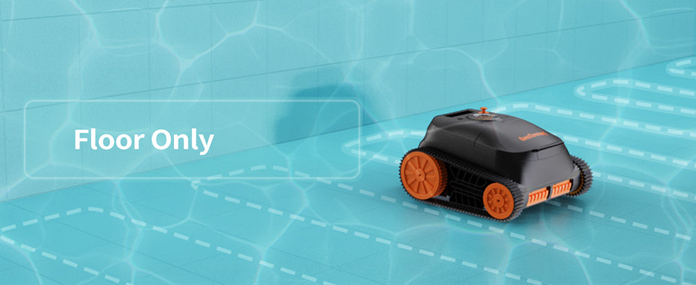 Bezdrátový robotický čistič bazénů CoasTeering Nebula, doba provozu 180 minut, lezení po stěnách a čištění vodní hladiny, bezkartáčové motory, chytrá navigace, čištění zapuštěných bazénů do 3229 čtverečních stop