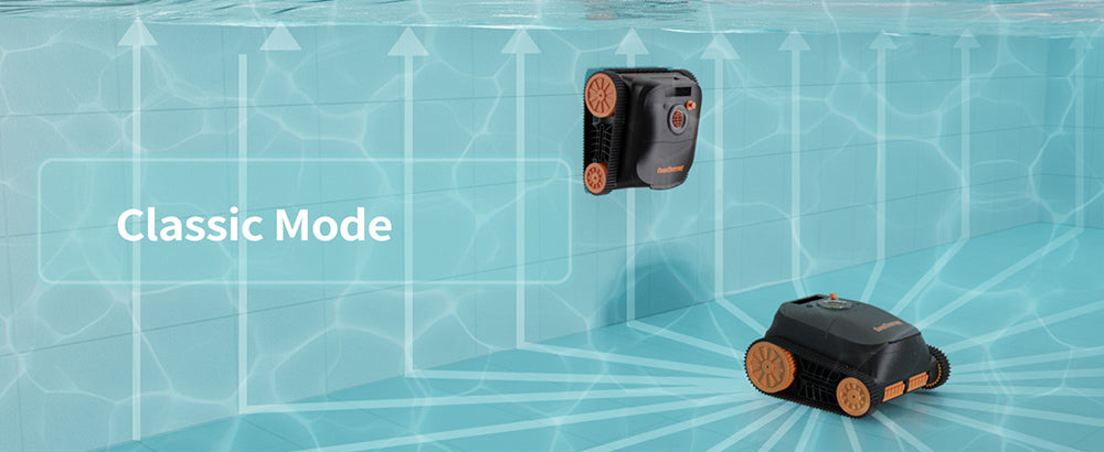 Bezdrátový robotický čistič bazénů CoasTeering Nebula, doba provozu 180 minut, lezení po stěnách a čištění vodní hladiny, bezkartáčové motory, chytrá navigace, čištění zapuštěných bazénů do 3229 čtverečních stop