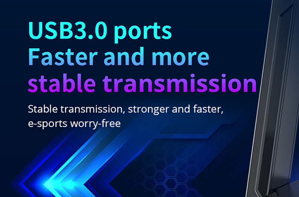 Bezdrátový herní adaptér COMFAST CF-972AX WiFi 6, třípásmový 5374 Mbps USB 3.0, ovladač zdarma, WiFi dongle, podporuje režim AP