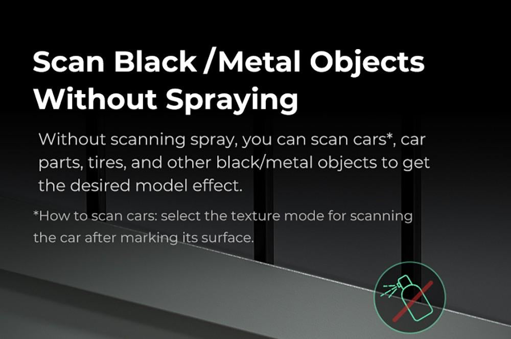 3D skener Creality CR-Scan Ferret Pro, rychlost skenování až 30 fps, přesnost 0,1 mm, pracovní vzdálenost 150–700 mm, rozsah jednoho snímání 560*820 mm, minimální skenovací vzdálenost 150x150 mm, bezdrátové připojení