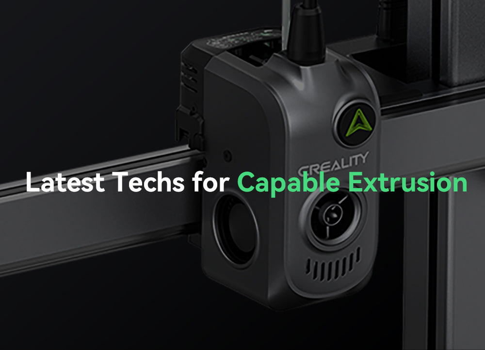 Creality Hi Combo, systém CFS Multimateriál, rychlý tisk 500 mm/s, monitorovací kamera s krytkou pro ochranu soukromí, až 16 barev, automatická kalibrace, automatické vyrovnání podložky, redukce náklonu v ose X, celokovové tělo, 260*260*300 mm