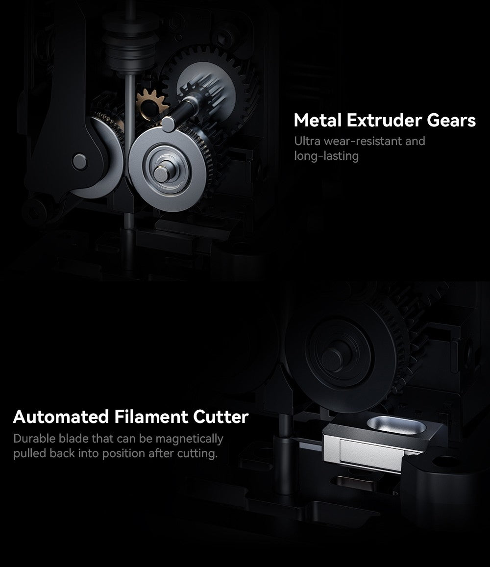 Creality Hi Combo, systém CFS Multimateriál, rychlý tisk 500 mm/s, monitorovací kamera s krytkou pro ochranu soukromí, až 16 barev, automatická kalibrace, automatické vyrovnání podložky, redukce náklonu v ose X, celokovové tělo, 260*260*300 mm