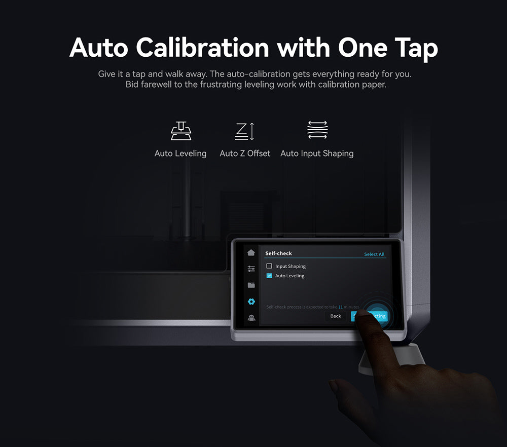 3D tiskárna Creality K1 SE, rychlost tisku 600 mm/s, tříkovová tryska, automatické vyrovnávání, systém CoreXY, 4,3palcová barevná dotyková obrazovka, 220*220*250 mm