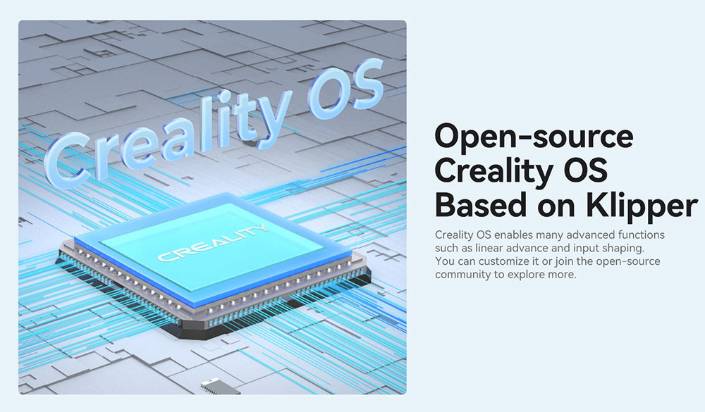 3D tiskárna Creality K1 SE, rychlost tisku 600 mm/s, tříkovová tryska, automatické vyrovnávání, systém CoreXY, 4,3palcová barevná dotyková obrazovka, 220*220*250 mm