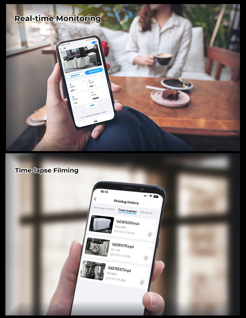 Ovládací obrazovka a kamera pro 3D tiskárnu Creality Nebula, chytrá sada, rozlišení 1920x1080, vzdálené sledování, časosběrné fotografování
