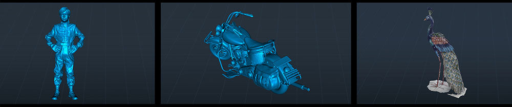 3D skener Creality CR Scan Otter, rychlost skenování 20 snímků za sekundu, přesnost 0,02 mm, 4-čočkové stereo vidění, 24bitové plnobarevné skenování, 8 infračervených světel