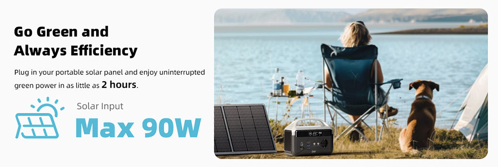 Přenosná elektrárna DaranEner NEOZ, 300W 179,2Wh LiFePO4 baterie, LED svítilna, rychlé nabíjení 1,5 hodiny