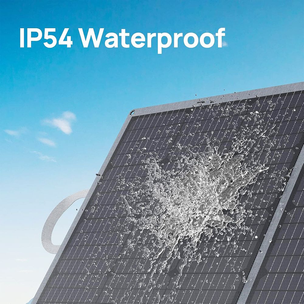 Skládací solární panel DaranEner SP100 100W, nastavitelný stojan, vodotěsný IP54