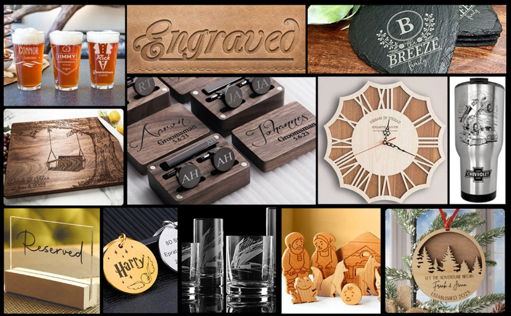 Laserový gravírovací stroj DIMIFUN DM6 B6 6W, ochrana očí, přesnost 0,01 mm, bod 0,06 mm, rychlost 12000 mm/min, 330*330 mm