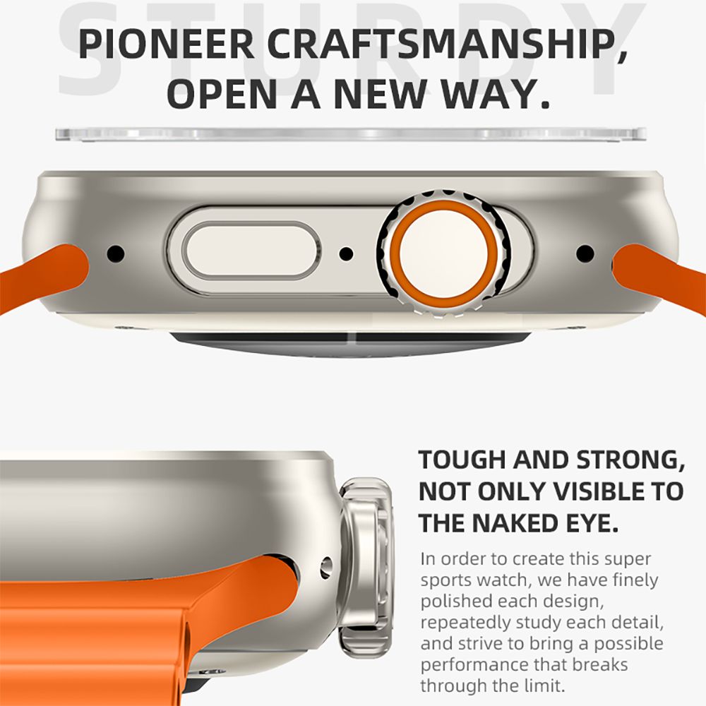 Chytré hodinky Diona ET3, 2,1palcový displej, hlasový asistent, monitorování zdraví, volání přes Bluetooth, více sportovních režimů