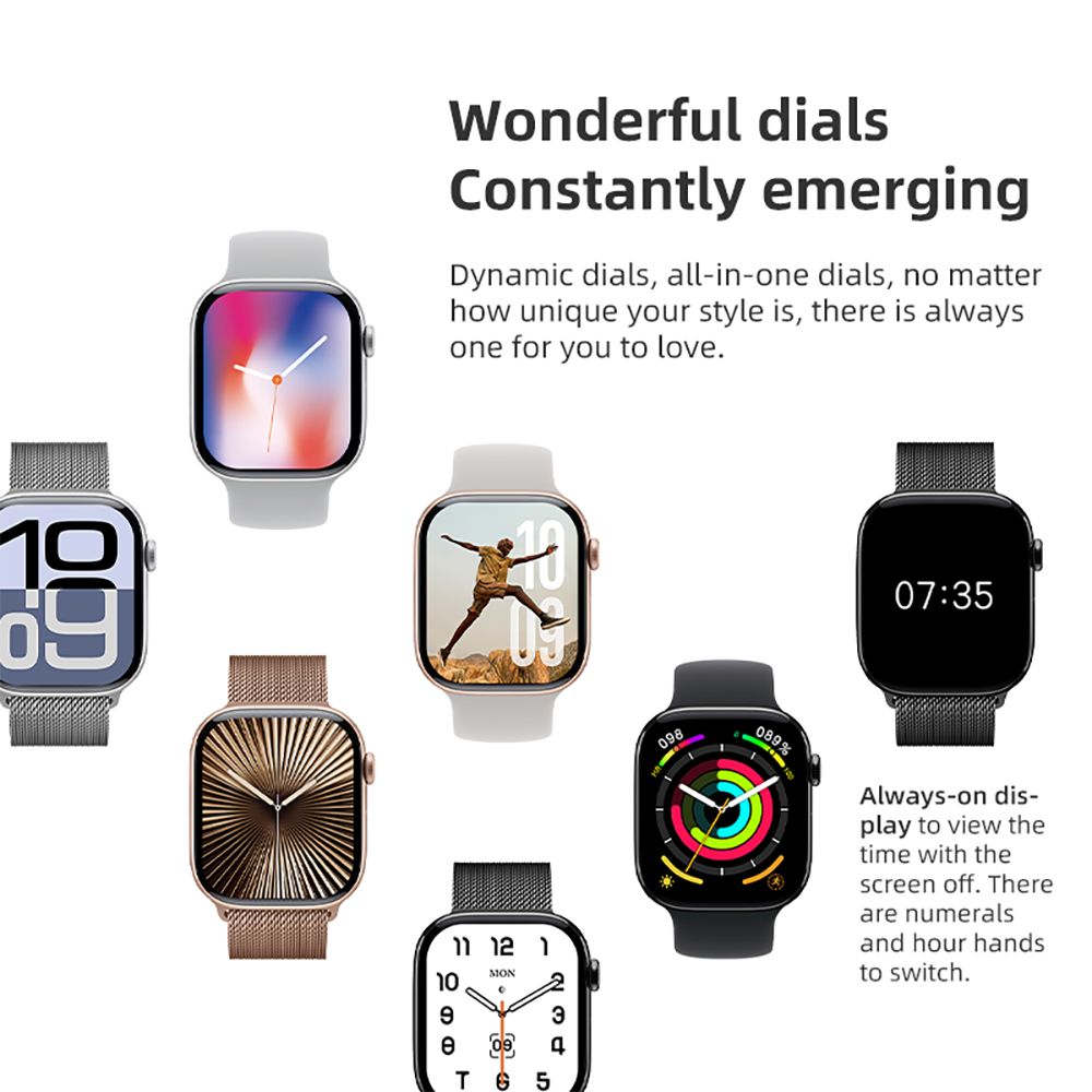 Chytré hodinky Diona MONA3 Mini, 2,10palcový displej, monitorování zdraví a spánku, volání přes Bluetooth, více sportovních režimů, hlasový asistent - černé