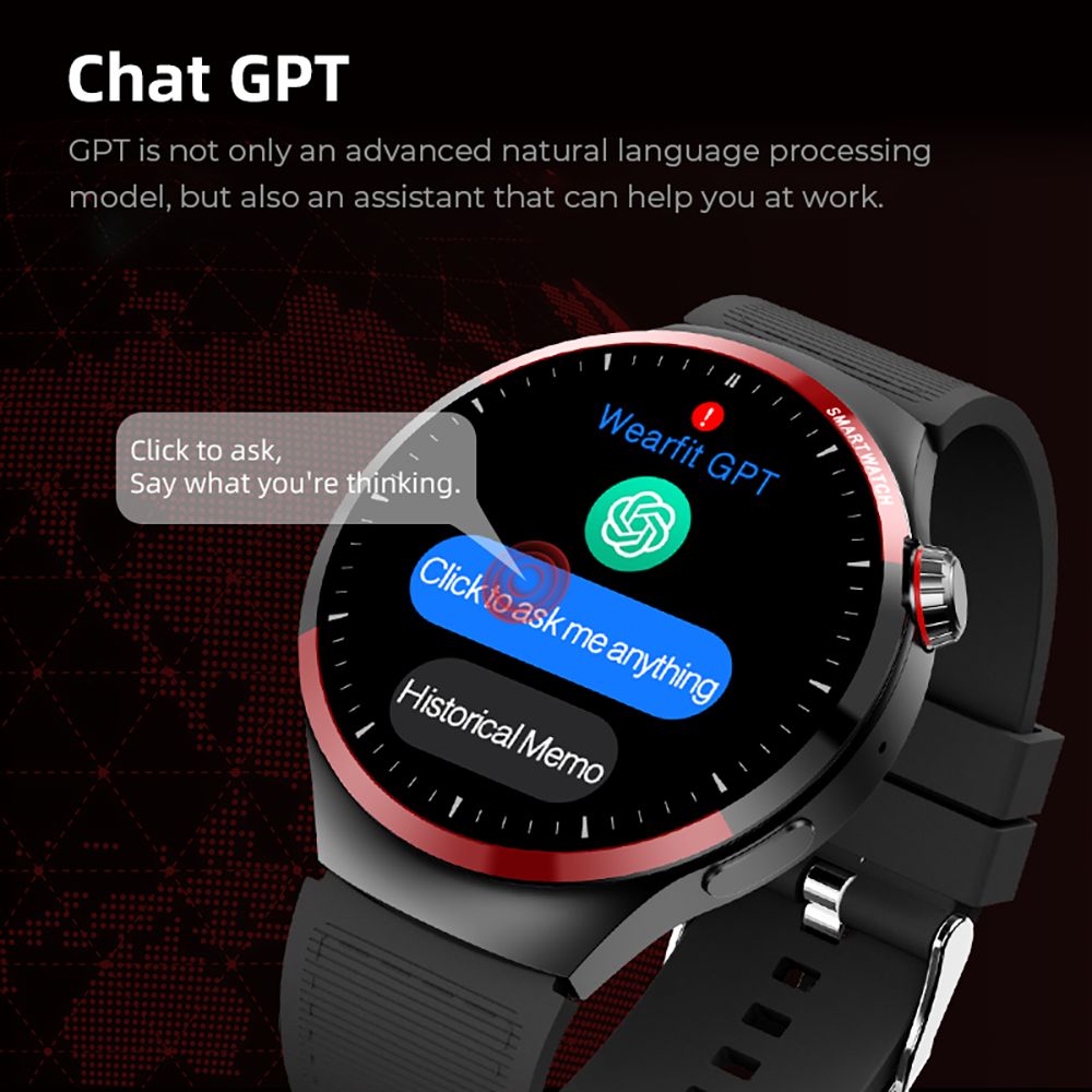 Chytré hodinky Diona R3, 1,55palcový displej, monitorování spánku, Bluetooth volání, hlasový asistent, dynamické ciferníky, více sportovních režimů