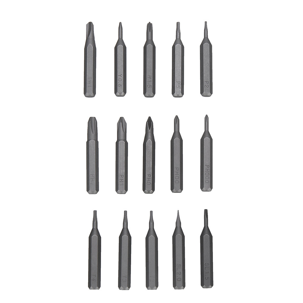 Sada elektrických šroubováků DUKA E2, s dvojitým nastavením otáček 210 ot./min, 25 šroubovákových hlavic, rychlonabíjení, nářadí pro opravy