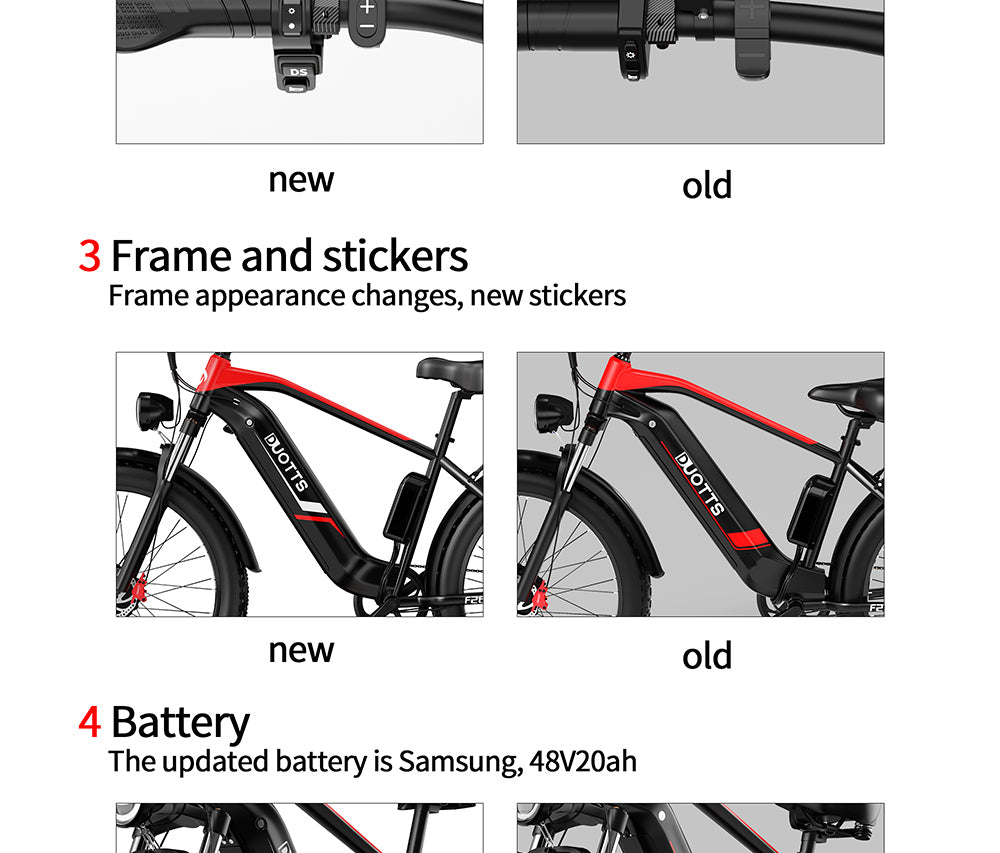 Elektrické horské kolo DUOTTS F26 750W*2 Duální motory Samsung 48V 20Ah Baterie 26*4,0 palcové tlusté pneumatiky Maximální rychlost 55 km/h Stoupání 55 stupňů Inteligentní barevný displej APP Duální kotoučové brzdy Maximální zatížení 150 kg Dojezd 100 km - stříbrné