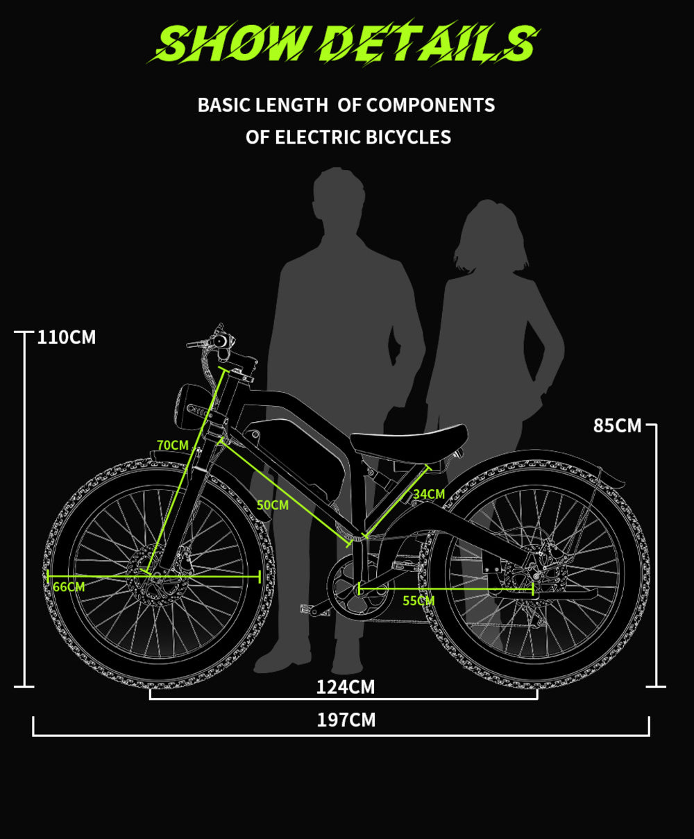 Elektrokolo DUOTTS N26, 2 motory 750 W, maximální rychlost 55 km/h, 26 x 4,0