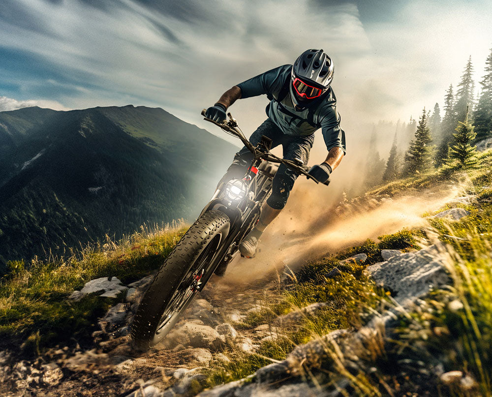 Elektrokolo DUOTTS S26, 750 W * 2 motory, maximální rychlost 50 km/h, nafukovací tlusté pneumatiky 26 x 4,0 palce, baterie LG 48 V 19,2 Ah, dojezd 120 km, převodovka Shimano 7 rychlostí, maximální nosnost 150 kg