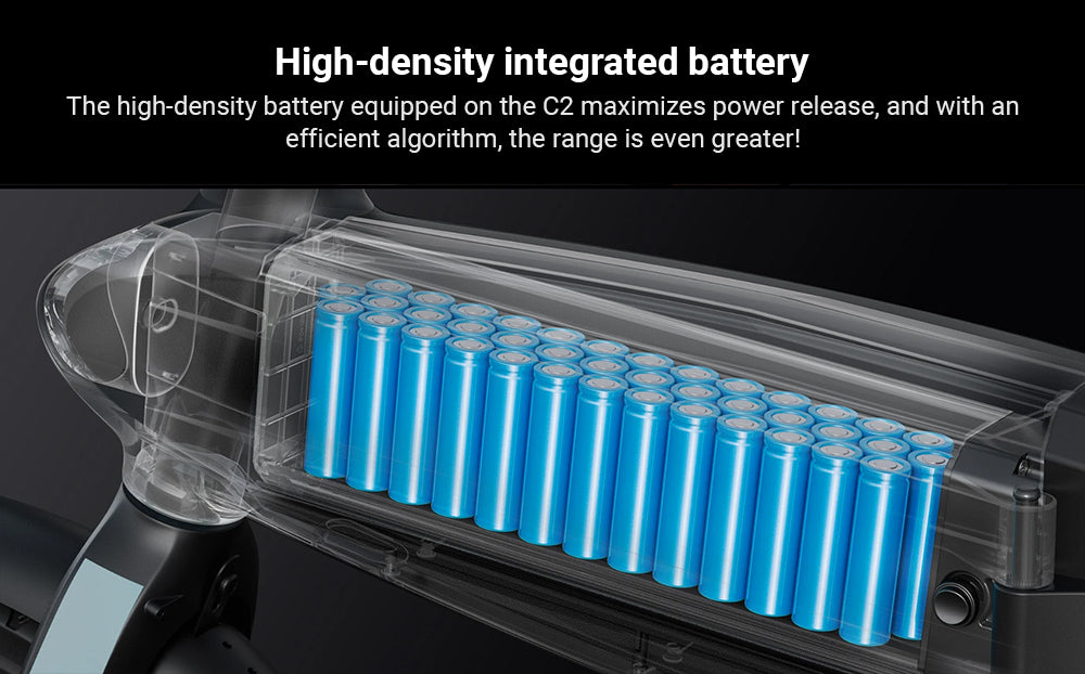 Elektrokolo DYU C2, motor 250 W, baterie 48 V 7,5 Ah, pneumatiky 16 x 2,5 palce, maximální rychlost 25 km/h, dojezd 40 km, dvojité kotoučové brzdy, LED displej