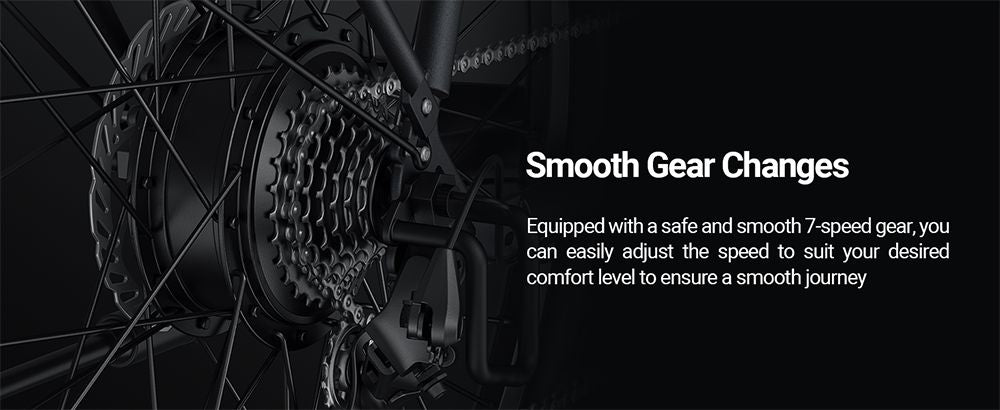 Městské elektrokolo DYU C5, motor 250 W, baterie 48 V 10 Ah, pneumatiky 27,5 palce, maximální rychlost 25 km/h, dojezd 65 km, dvojité kotoučové brzdy, řazení Shimano 7 rychlostí