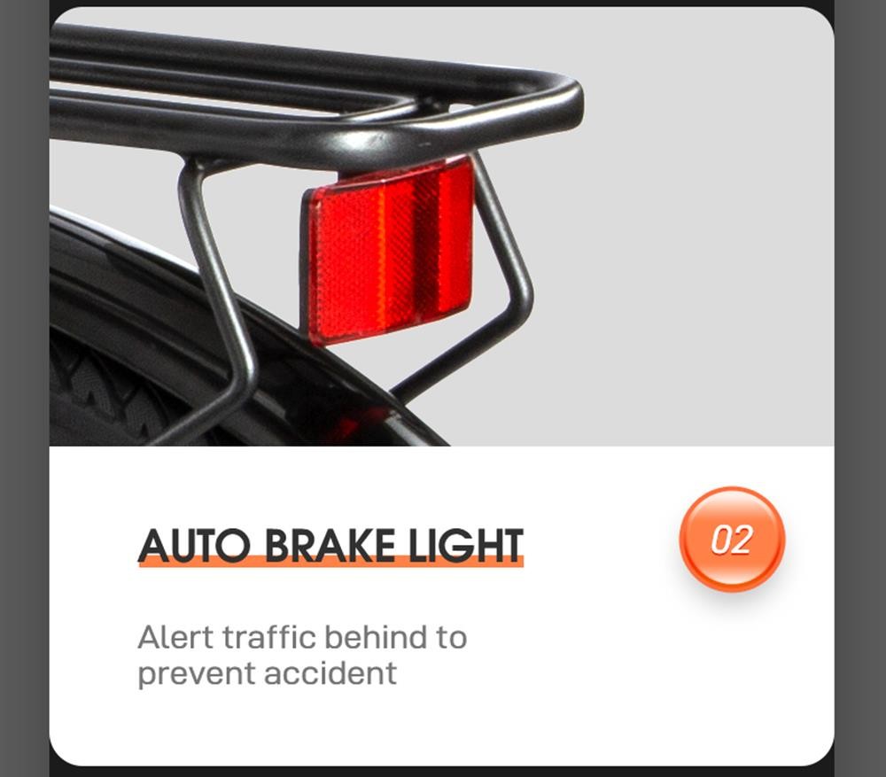 Elektrické kolo DYU C6, motor 350 W, maximální rychlost 25 km/h, baterie 36 V 12,5 Ah, maximální dojezd 70 km - černé