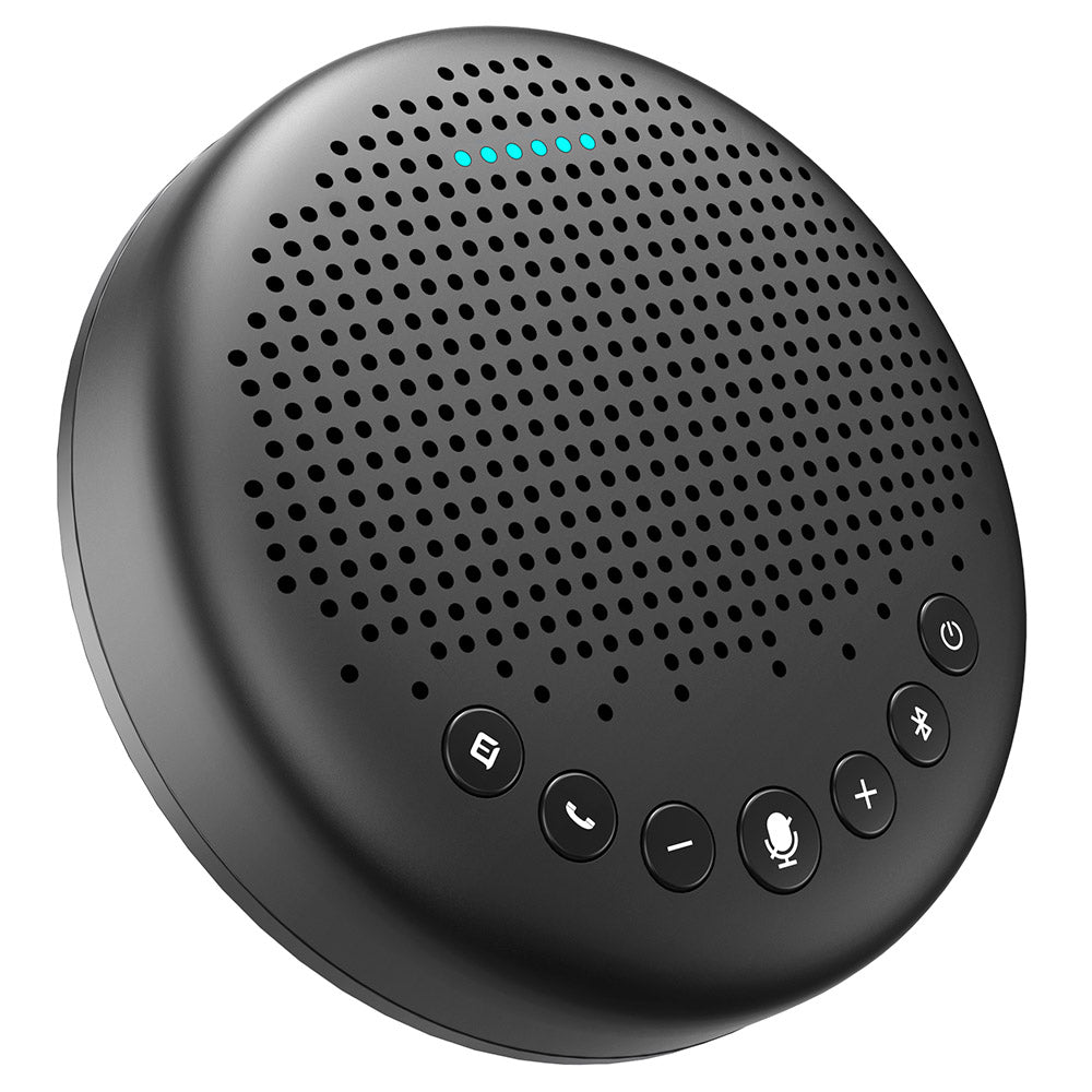 eMeet Luna Lite Portable Bluetooth Conference Speaker with Microphones, Voice AI Noise Cancelling, USB / Bluetooth / Wireless Adapter / AUX Connection, Daisy Chain, 360&#176; Voice Pickup