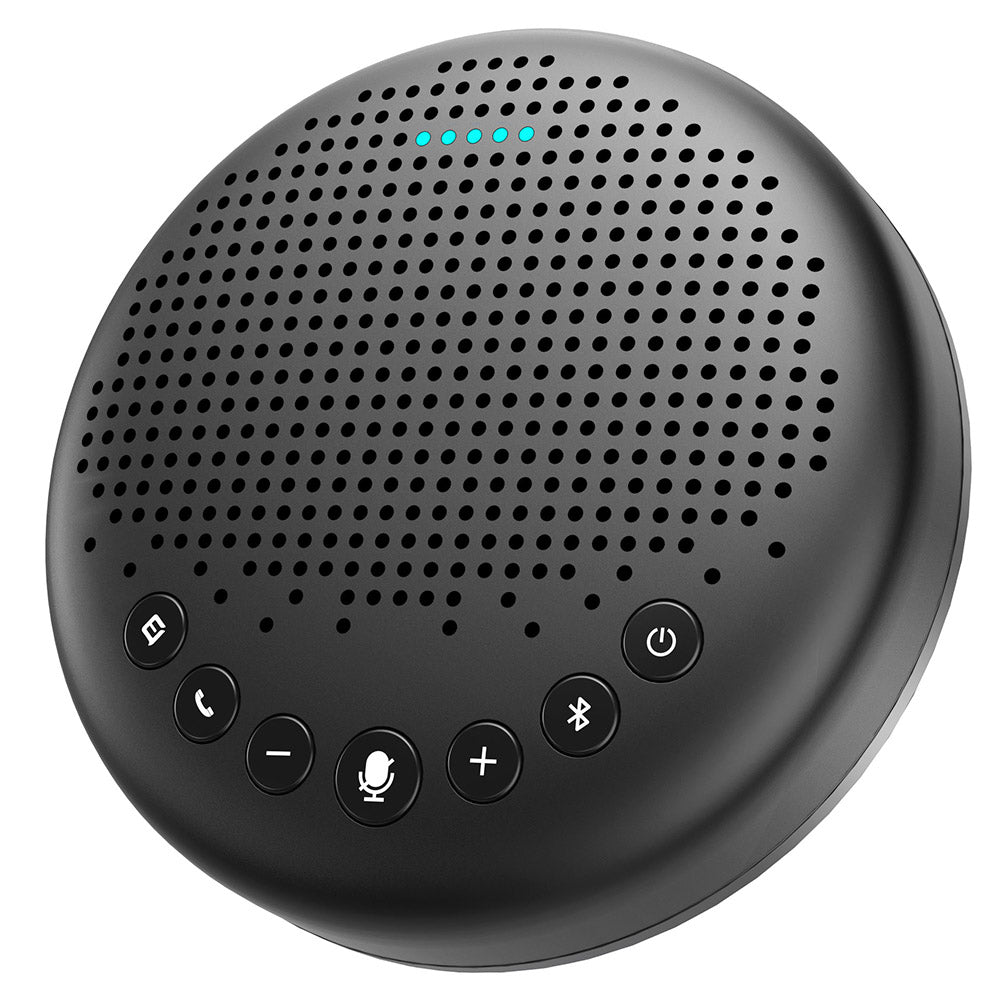 eMeet Luna Lite Portable Bluetooth Conference Speaker with Microphones, Voice AI Noise Cancelling, USB / Bluetooth / Wireless Adapter / AUX Connection, Daisy Chain, 360&#176; Voice Pickup