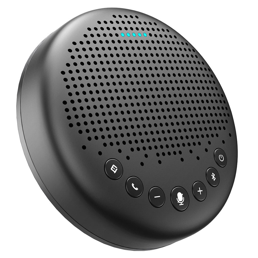eMeet Luna Lite Portable Bluetooth Conference Speaker with Microphones, Voice AI Noise Cancelling, USB / Bluetooth / Wireless Adapter / AUX Connection, Daisy Chain, 360&#176; Voice Pickup