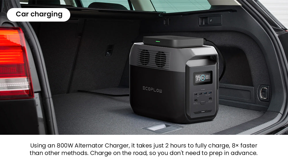 Přenosná elektrárna EcoFlow DELTA 3 1500, baterie LFP 1536 Wh, solární generátor 1800 W, 15 zásuvek, UPS <15 ms, rozšiřitelná až na 5,5 kWh, ovládání aplikací, krytí IP65, rychlé nabíjení za 1,5 hodiny, pro domácí zálohování, venkovní kempování a obytné vozy, černá