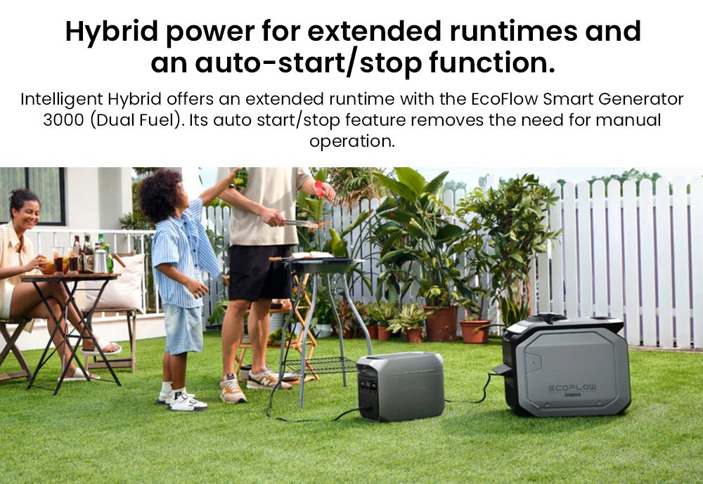 Přenosná elektrárna EcoFlow DELTA 3 Plus, 1024Wh LFP baterie, 1800W solární generátor, 13 zásuvek, UPS <10ms a hlučnost <30dB, rozšiřitelná až na 5kWh, ovládání aplikací, krytí IP65, rychlé nabíjení za 56 minut, pro domácí zálohování, kempování a obytné vozy