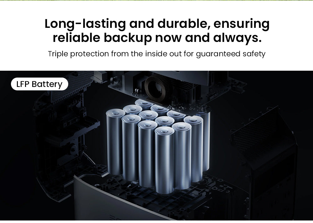 Přenosná elektrárna EcoFlow DELTA 3 Plus, 1024Wh LFP baterie, 1800W solární generátor, 13 zásuvek, UPS <10ms a hlučnost <30dB, rozšiřitelná až na 5kWh, ovládání aplikací, krytí IP65, rychlé nabíjení za 56 minut, pro domácí zálohování, kempování a obytné vozy