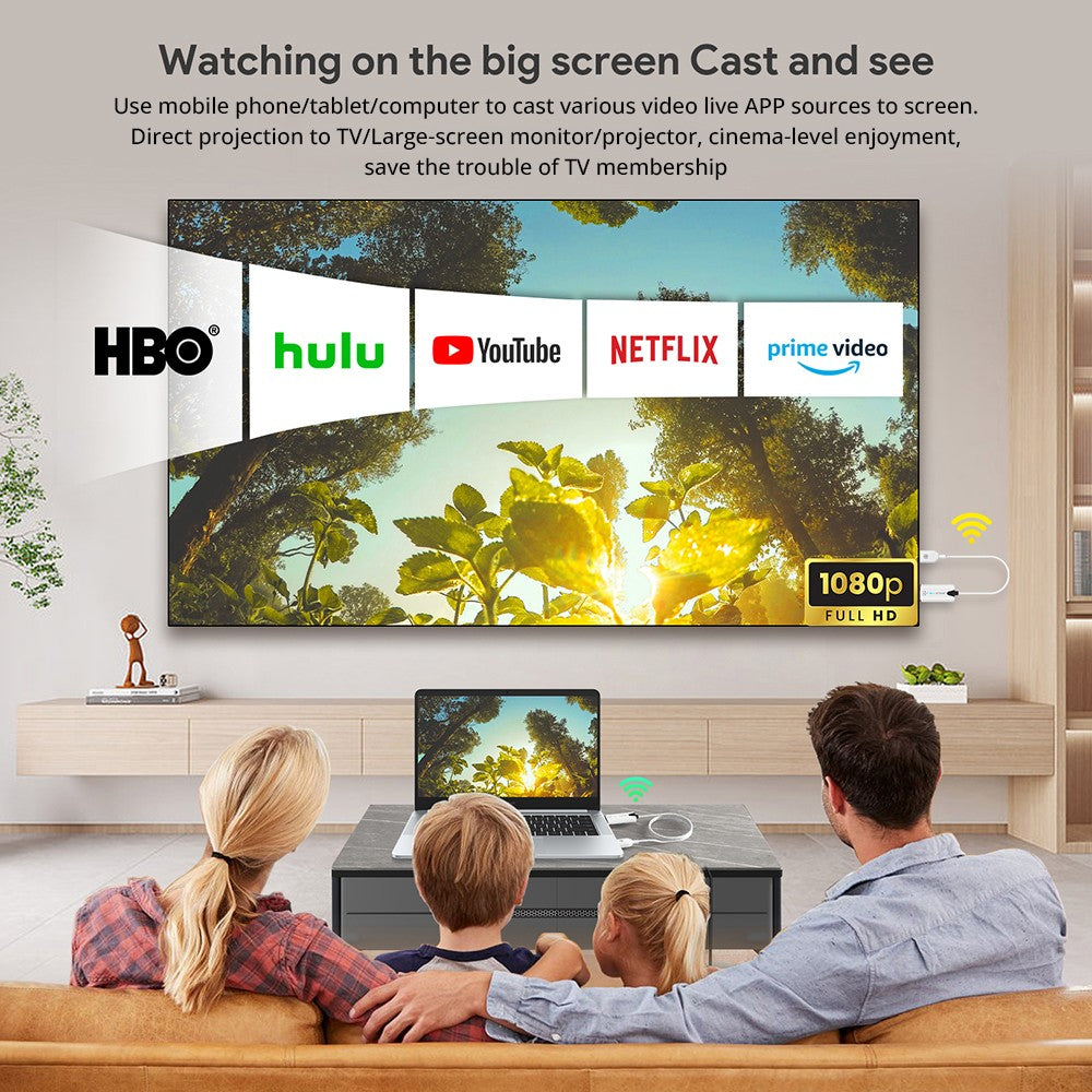 Bezdrátový HDMI vysílač a přijímač EDUP EH-WD9906, Plug & Play, zrcadlení a prodloužení obrazovky, přenos 98 stop (32 m), 1 RX až 8 TX