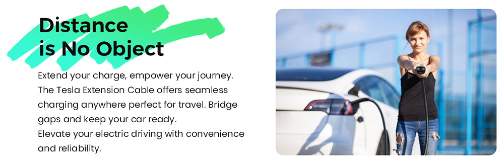 Prodlužovací kabel Evgoer EG-C0007 pro Teslu, kabel 16,4 stop, maximální proud 32 A, výkon 7,68 kW s konektorem NACS, vodotěsný IP66, pro nabíječku elektromobilů úrovně 1 a 2, kompatibilní se všemi modely Tesla