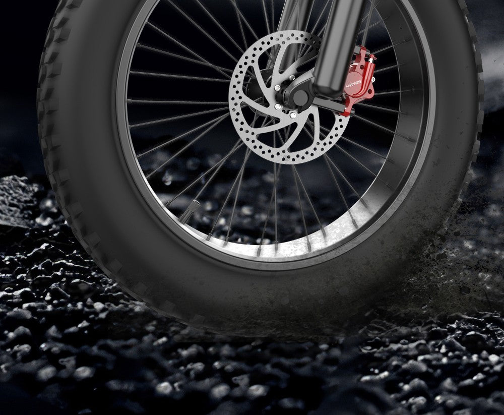 Elektrokolo EKXBIKE X20, motor 2000 W, baterie 48 V 35 Ah, tlusté pneumatiky 20 x 4,0 palce, maximální rychlost 55 km/h, dojezd 150 km, hydraulická brzda, hydraulický tlumič, Shimano 7 rychlostí