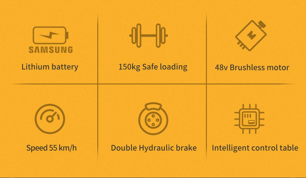 Elektrokolo EKXBIKE X21, motor 2000 W, baterie 48 V 35 Ah, pneumatiky 20*4 Fat, maximální rychlost 55 km, maximální dojezd 150 km, hydraulické brzdy, hydraulický tlumič, Shimano 7 rychlostí