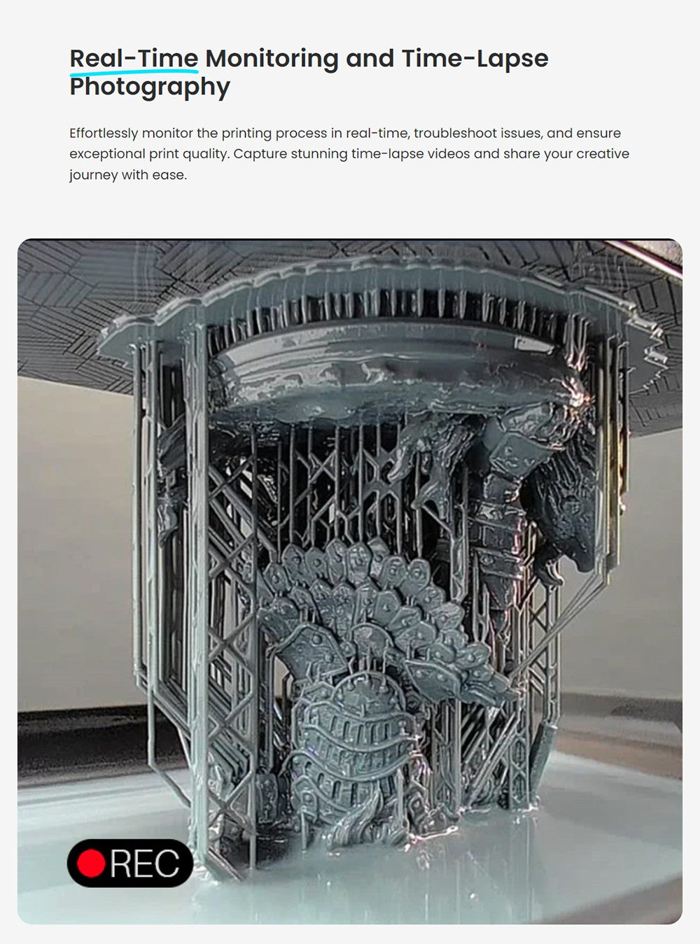 3D tiskárna Elegoo Mars 5 Ultra Resin, inteligentní mechanický senzor, 7palcový 9K monochromatický LCD displej, rychlost tisku 150 mm/h, AI kamera, automatické vyrovnávání, dvojité nalévací hubice, nádržka na pryskyřici, WiFi přenos, velikost tisku 6,04 x 3,06 x 6,49 palce