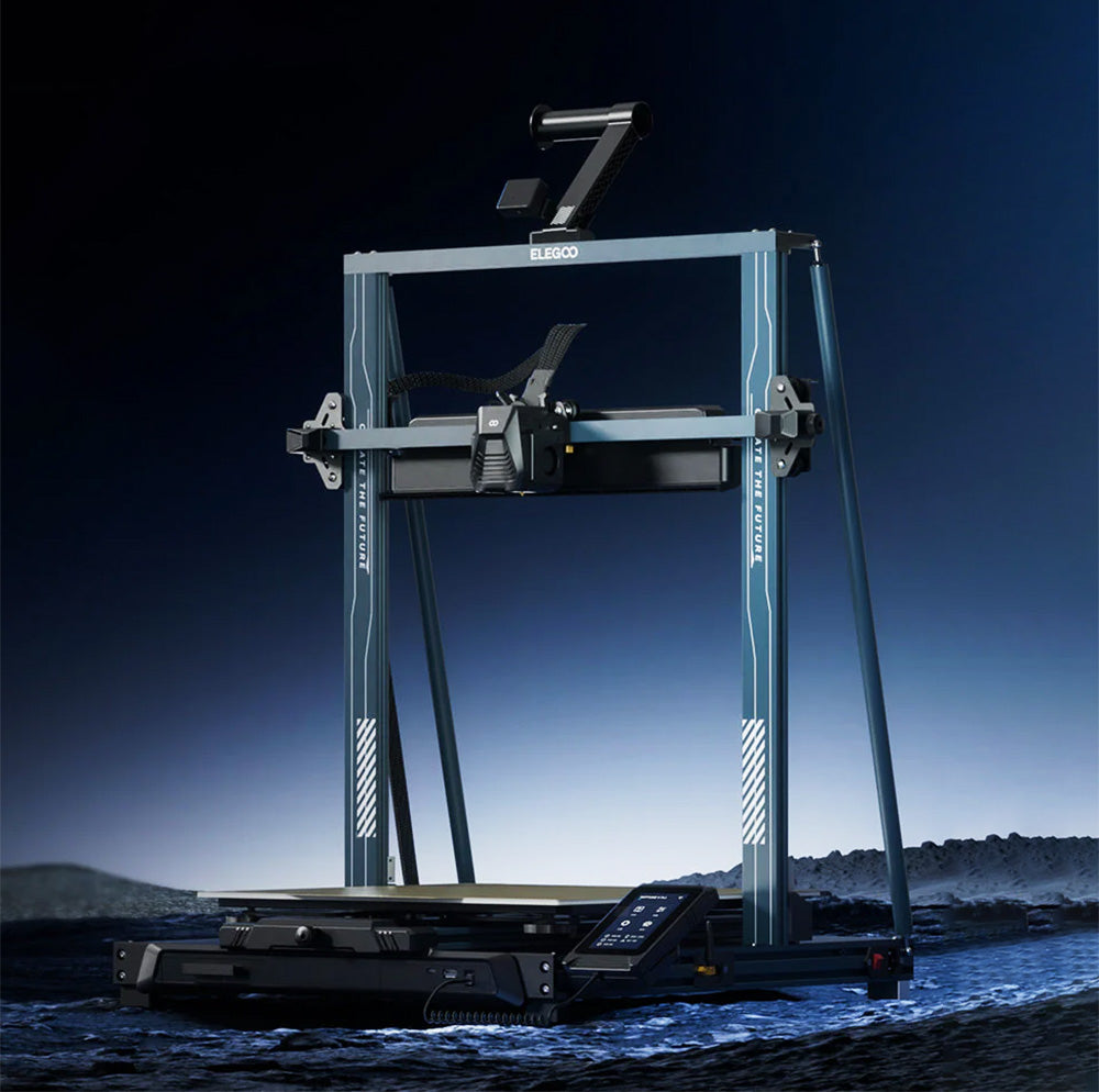 3D tiskárna Elegoo Neptune 4 Max, automatické nivelace, maximální rychlost tisku 500 mm/s, firmware Klipper, tryska pro vysokou teplotu 300 °C, chladicí ventilátor, WiFi připojení, 420x420x480 mm