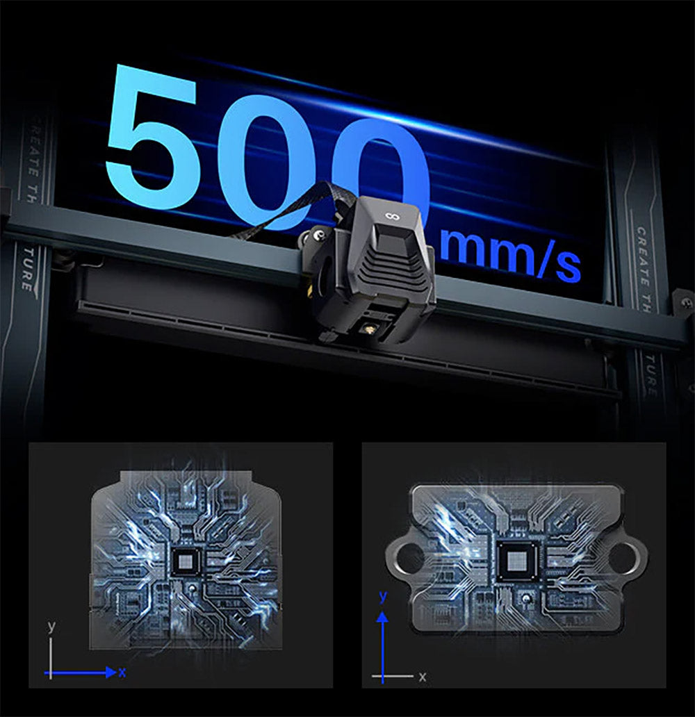 3D tiskárna Elegoo Neptune 4 Max, automatické nivelace, maximální rychlost tisku 500 mm/s, firmware Klipper, tryska pro vysokou teplotu 300 °C, chladicí ventilátor, WiFi připojení, 420*420*480 mm