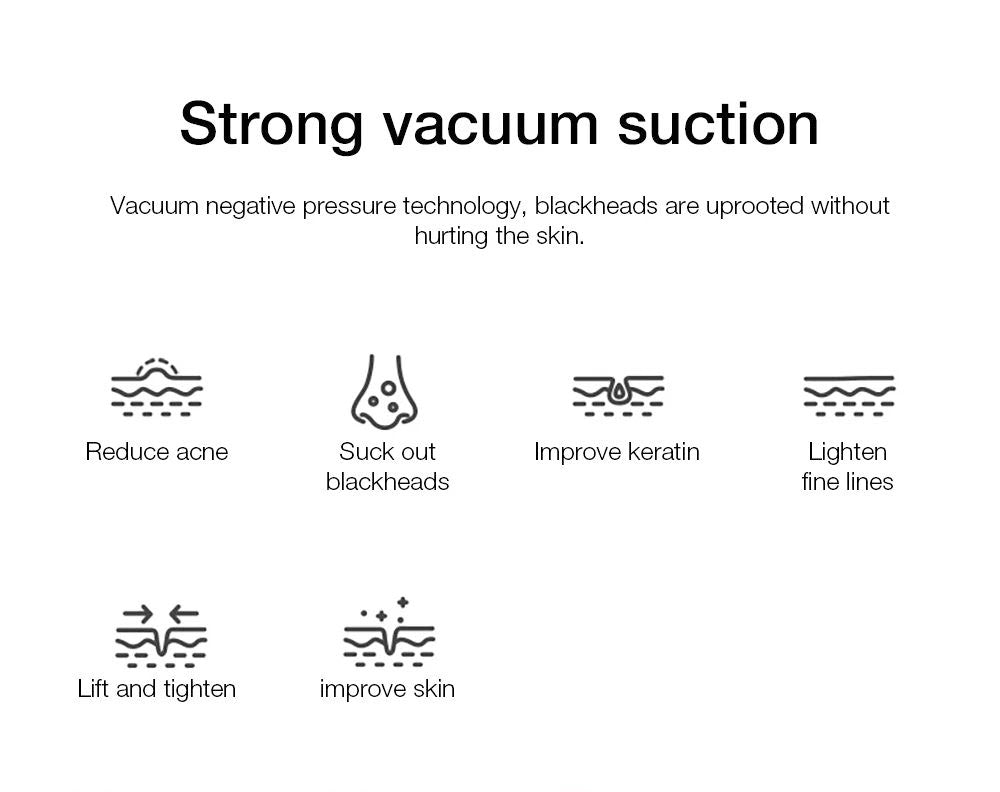 Enchen EB1001 Čistič černých teček Čistič pórů Tři rychlostní stupně Péče o pleť Přístroj na odsávání černých teček Extraktor pórů na obličej