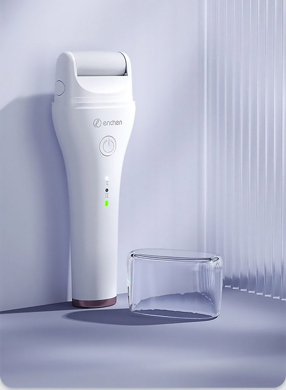 Enchen EMJ001 Elektrická bruska na nohy Odstraňovač strojů 360 stupňů Roll Dvourychlostní nastavení IPX6 Vodotěsná tříbrná brusná hlava