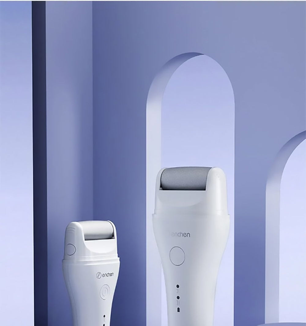 Enchen EMJ001 Elektrická bruska na nohy Odstraňovač strojů 360 stupňů Roll Dvourychlostní nastavení IPX6 Vodotěsná tříbrná brusná hlava