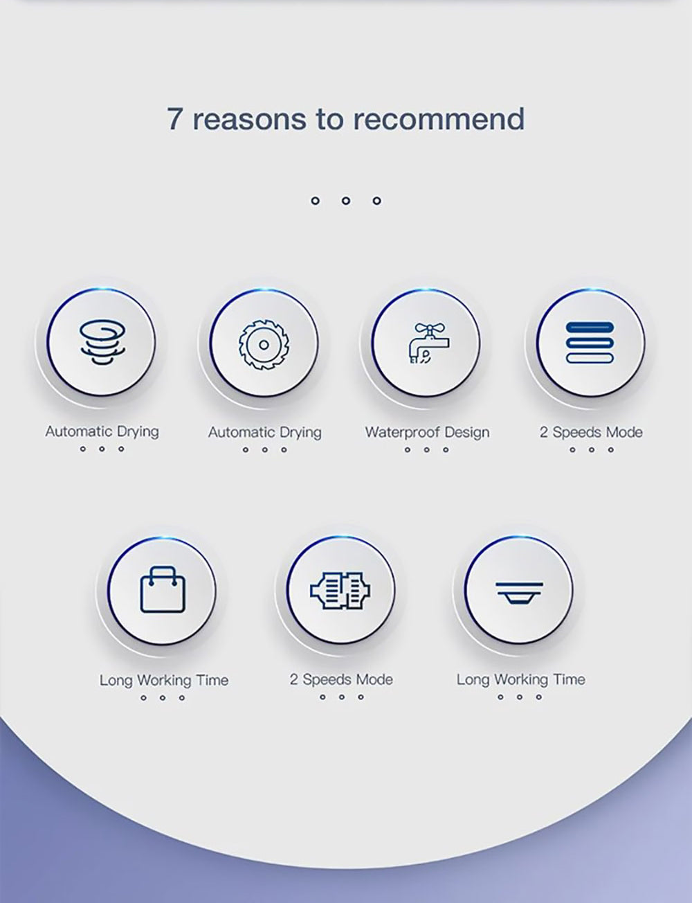 Enchen EMJ001 Elektrická bruska na nohy Odstraňovač strojů 360 stupňů Roll Dvourychlostní nastavení IPX6 Vodotěsná tříbrná brusná hlava