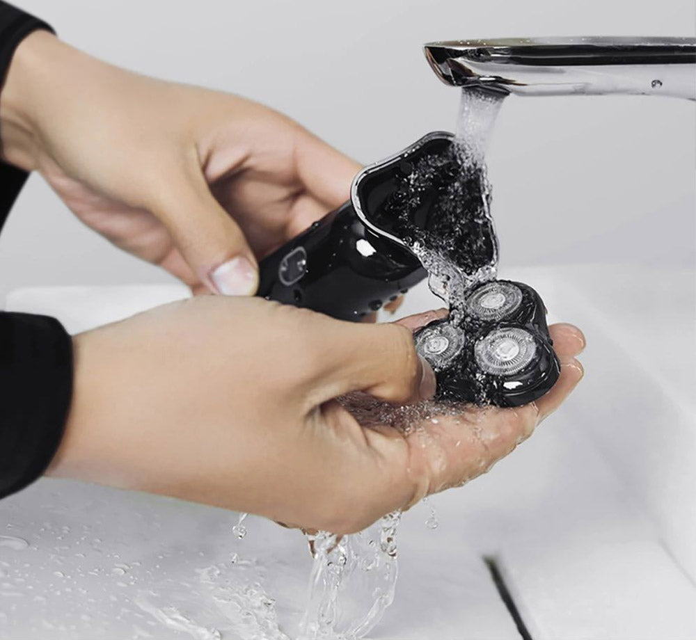 Elektrický holicí strojek Enchen Mocha S, všesměrové plovoucí hlavy, inteligentní holicí strojek proti vyrývání, magnetický, IPX7, omyvatelný