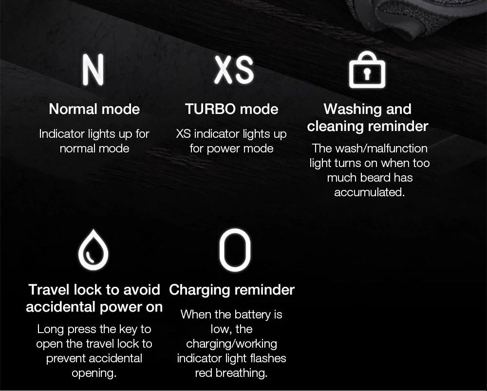 Elektrický holicí strojek Enchen Mocha S, všesměrové plovoucí hlavy, inteligentní holicí strojek proti vyrývání, magnetický, IPX7, omyvatelný